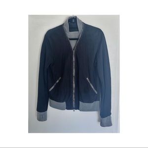 giorgio brato suede  bomber sz 50